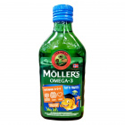 Möllers Omega-3 halolaj - tutti-frutti ízű 250ml 
