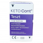 KETO Cont Teszt tesztcsík 10db 